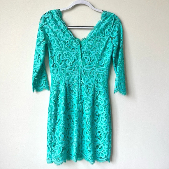 Lilly Pulitzer Meryl Lace Mini Dress in Poolside Blue - Picture 5 of 9